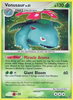 Venusaur, Secret Wonders No. 20 Normal