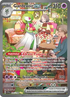 Gardevoir ex, Escarlata y Púrpura Nº 245 Holo