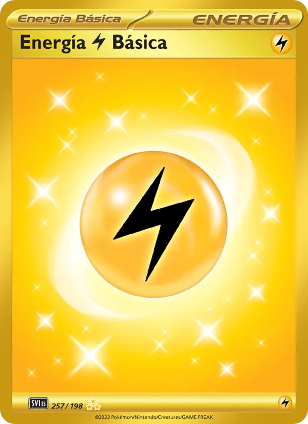 Energía Lightning Básica, Escarlata y Púrpura Nº 257