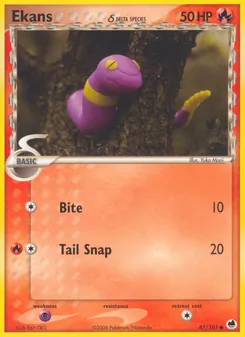 Ekans δ, Dragon Frontiers Nº 47 Normal