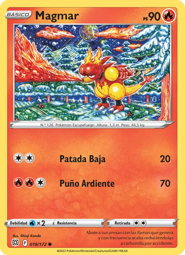 Magmar, Astros Brillantes Nº 019