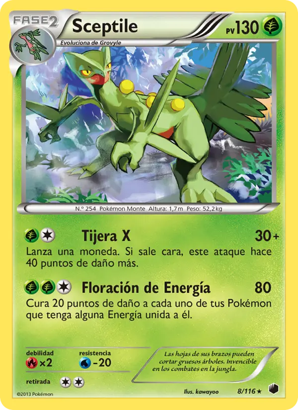Sceptile, Glaciación Plasma Nº 8