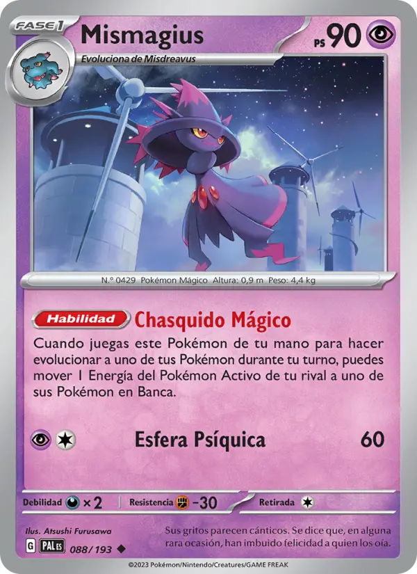 Mismagius, Evoluciones en Paldea No. 088
