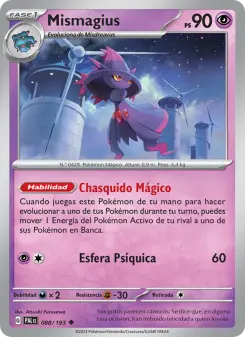 Mismagius, Evoluciones en Paldea No. 088 Normal