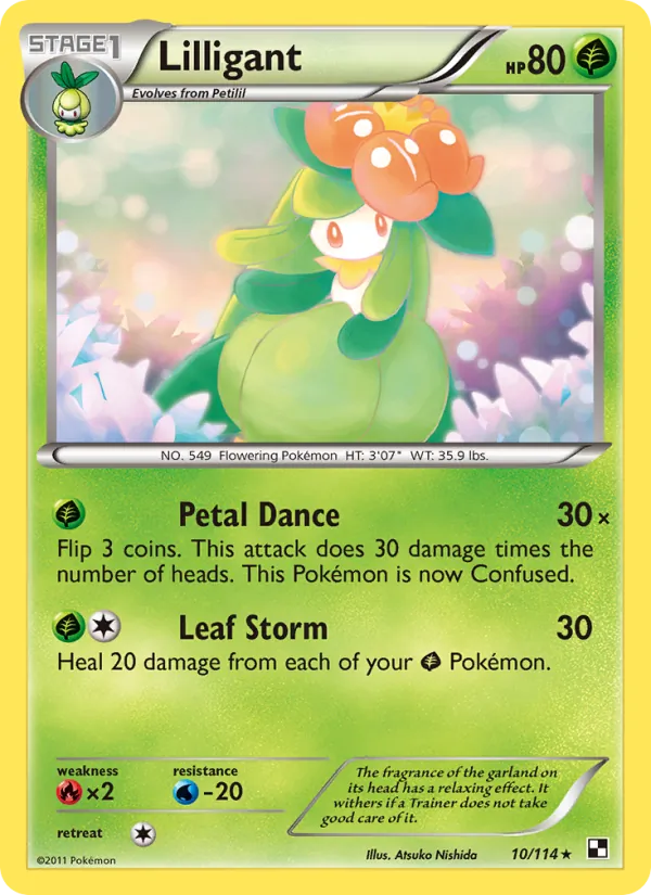 Lilligant, Black & White No. 10