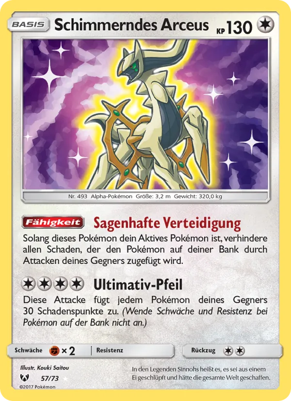 Schimmerndes Arceus, Schimmernde Legenden No. 57