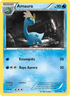 Amaura, Puños Furiosos No. 25 Normal