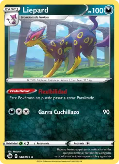 Liepard, Camino de Campeones Nº 40 Normal