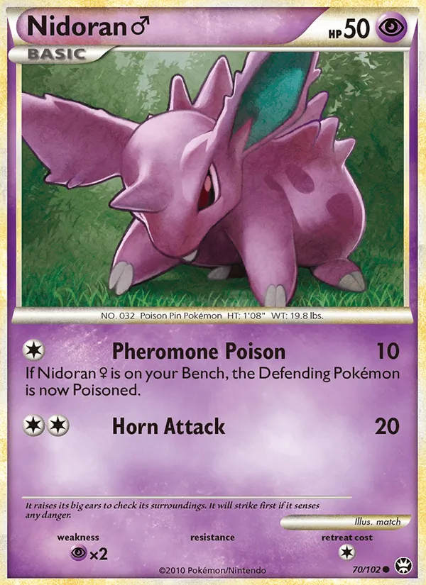 Nidoran♂, Triumphant No. 70