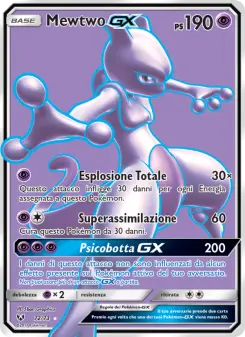 Mewtwo GX, Leggende Iridescenti Nº 72 Normal