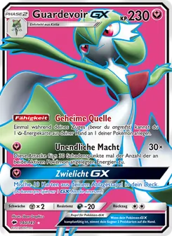 Guardevoir GX, Nacht in Flammen No. 140 Holo