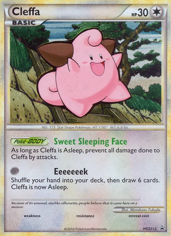 Cleffa, HGSS Black Star Promos No. HGSS12
