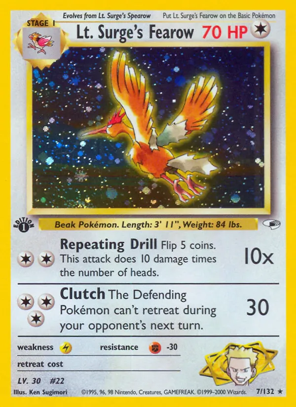 Lt. Surge's Fearow, Gym Heroes Nº 7