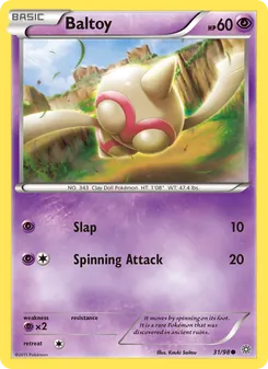 Baltoy, Ancient Origins Nº 31 Normal