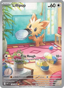 Lillipup, White Flare No. 154 Holo