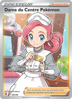 Dame du Centre Pokémon, Voltage Éclatant Nº 185 Normal