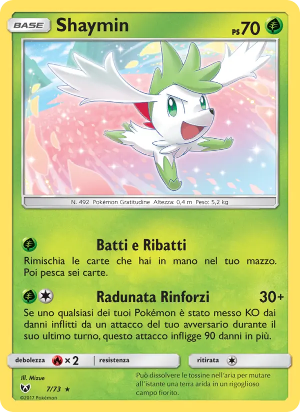 Shaymin, Leggende Iridescenti No. 7