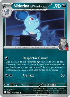 Nidorina del Team Rocket, Rivales Predestinados Nº 115 Normal