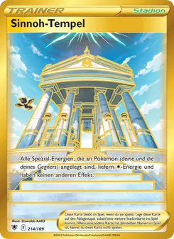 Sinnoh-Tempel, Astralglanz Nº 214 Holo