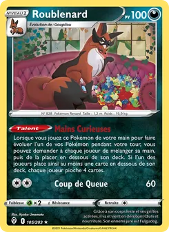 Roublenard, Évolution Céleste Nº 105 Normal