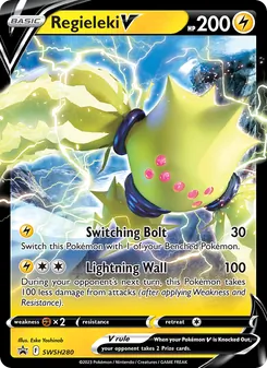 Regieleki V, SWSH Black Star Promos Nº SWSH280 Normal