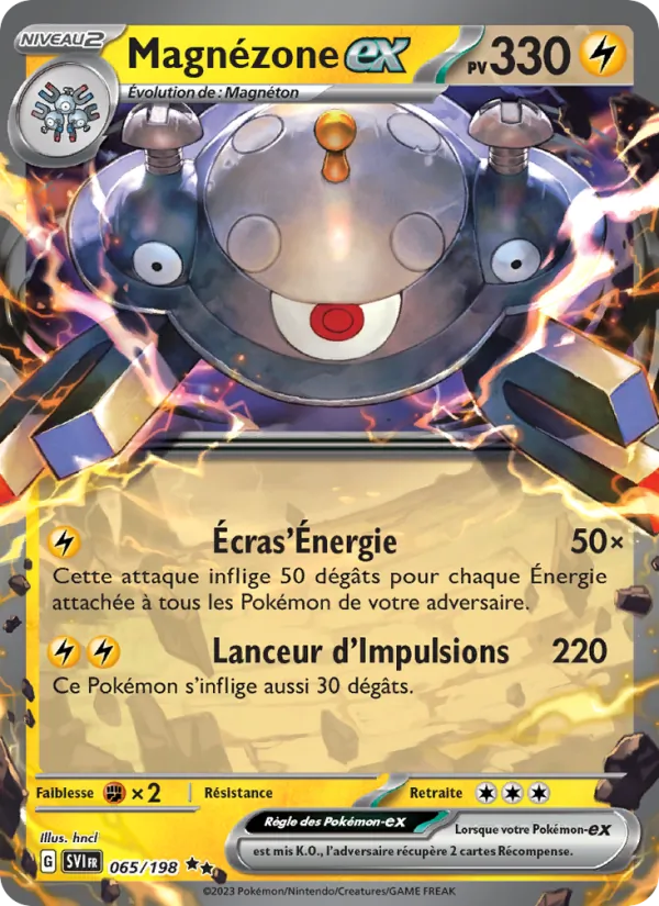 Magnézone-ex, Écarlate et Violet Nº 065