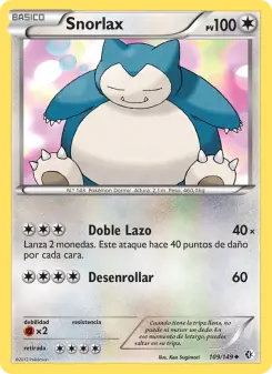 Snorlax, Fronteras Cruzadas Nº 109 Normal