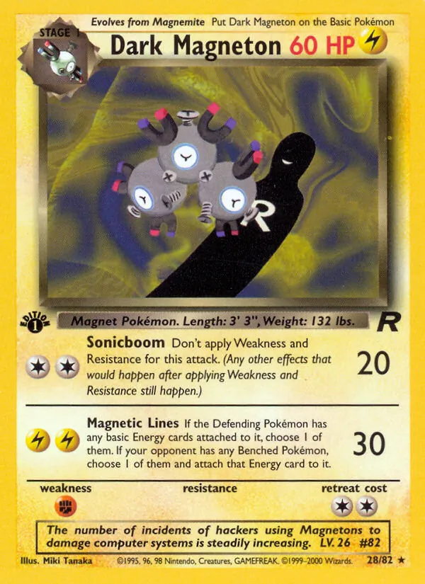 Dark Magneton, Team Rocket Nº 28