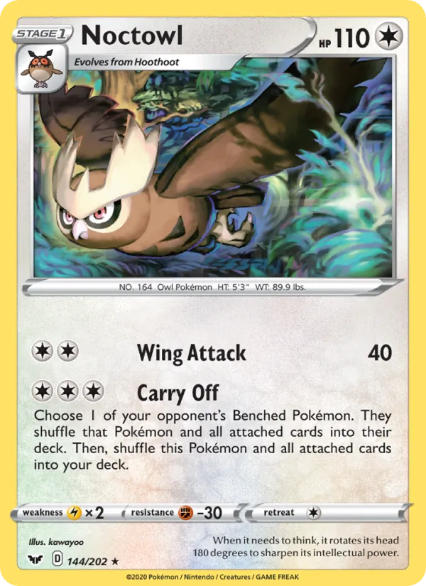 Noctowl, Sword & Shield Nº 144
