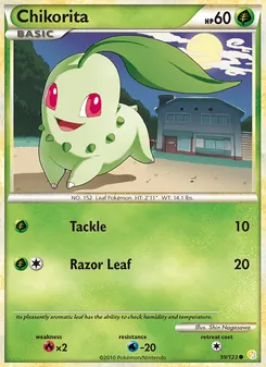 Chikorita, HeartGold SoulSilver No. 59 Normal