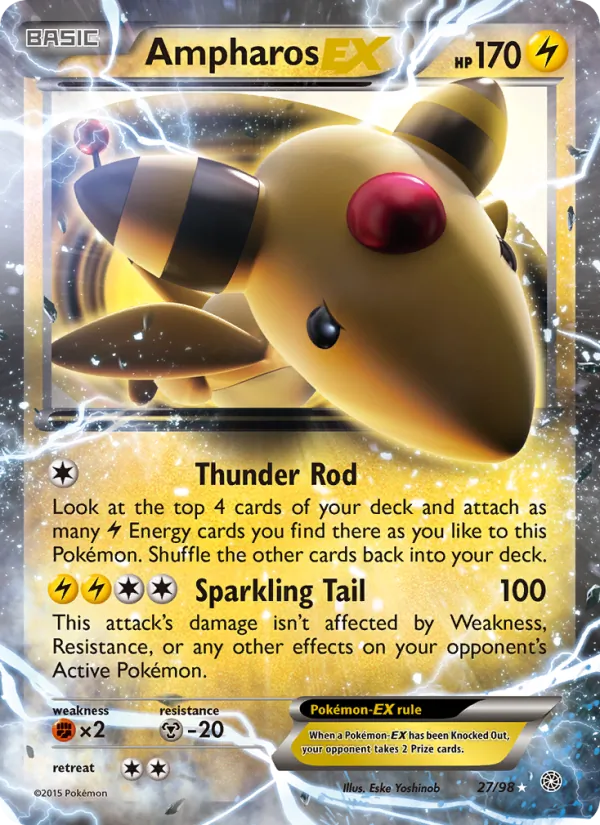 Ampharos EX, Ancient Origins Nº 27