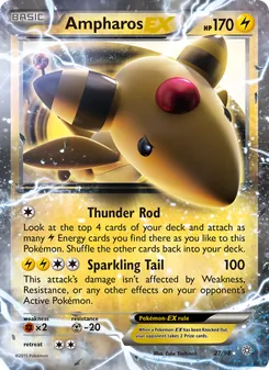 Ampharos EX, Ancient Origins No. 27 Normal