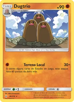 Dugtrio, Vínculos Indestructibles No. 86 Normal