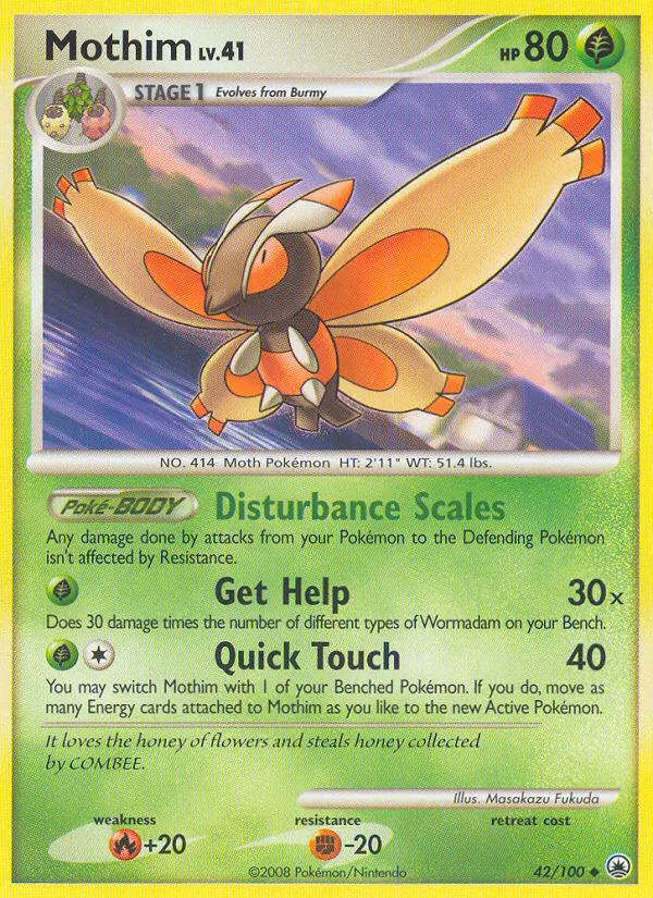 Mothim, Majestic Dawn Nº 42