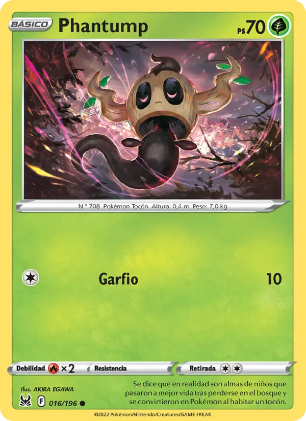 Phantump, Origen Perdido Nº 016