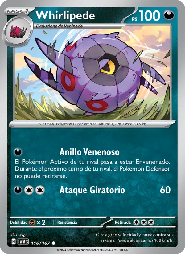 Whirlipede, Mascarada Crepuscular No. 116