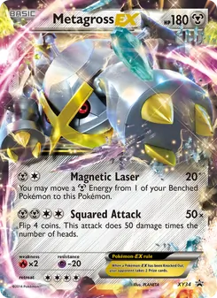 Metagross EX, XY Black Star Promos Nº XY34 Normal