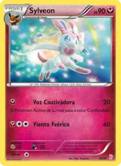Sylveon, Kit de Entrenador XY (Pikachu Enmascarada) No. 30 Normal