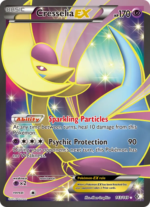 Cresselia-EX, Boundaries Crossed No. 143