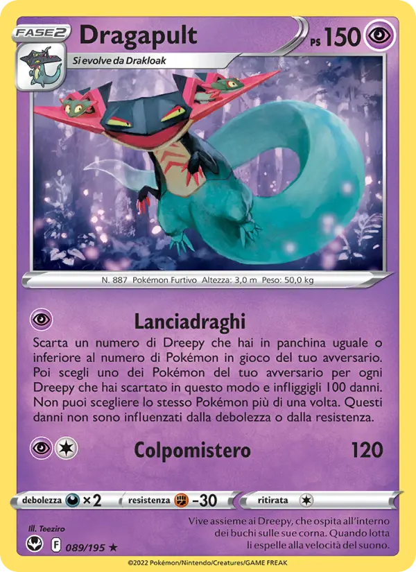 Dragapult, Tempesta Argentata No. 089