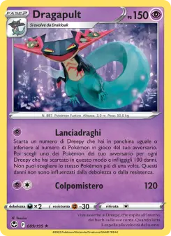 Dragapult, Tempesta Argentata No. 089 Holo