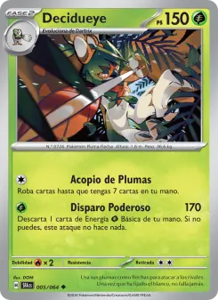 Decidueye, Fabula Sombría Nº 005 Normal