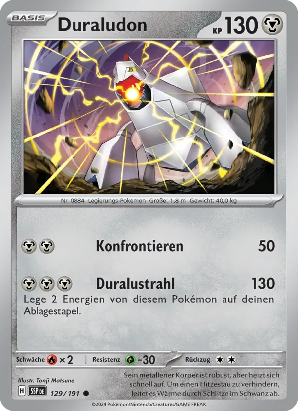 Duraludon, Stürmische Funken Nº 129