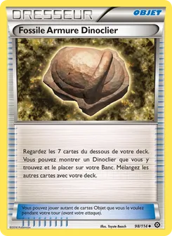 Fossile Armure Dinoclier, Offensive Vapeur Nº 98 Normal