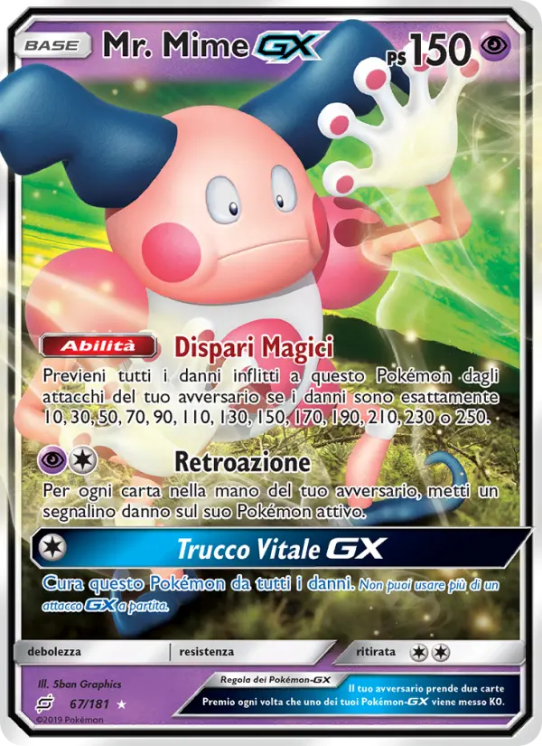 Mr. Mime GX, Gioco di Squadra No. 67