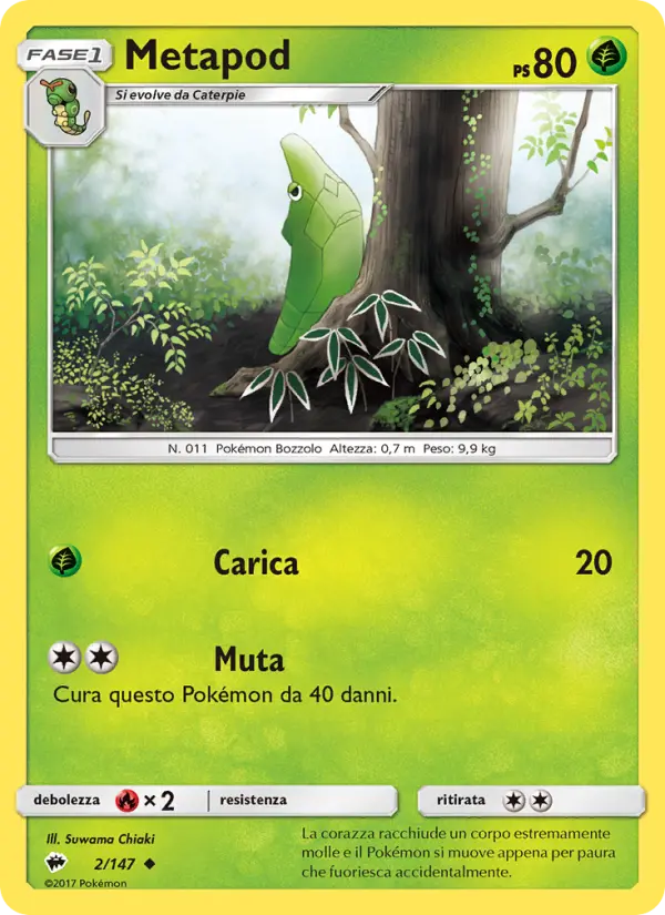 Metapod, Ombre Infuocate No. 2