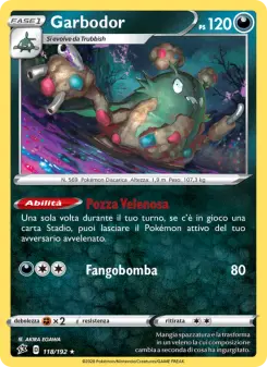 Garbodor, Fragore Ribelle No. 118 Normal
