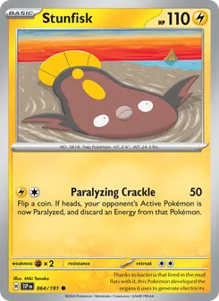 Stunfisk, Surging Sparks No. 064 Normal